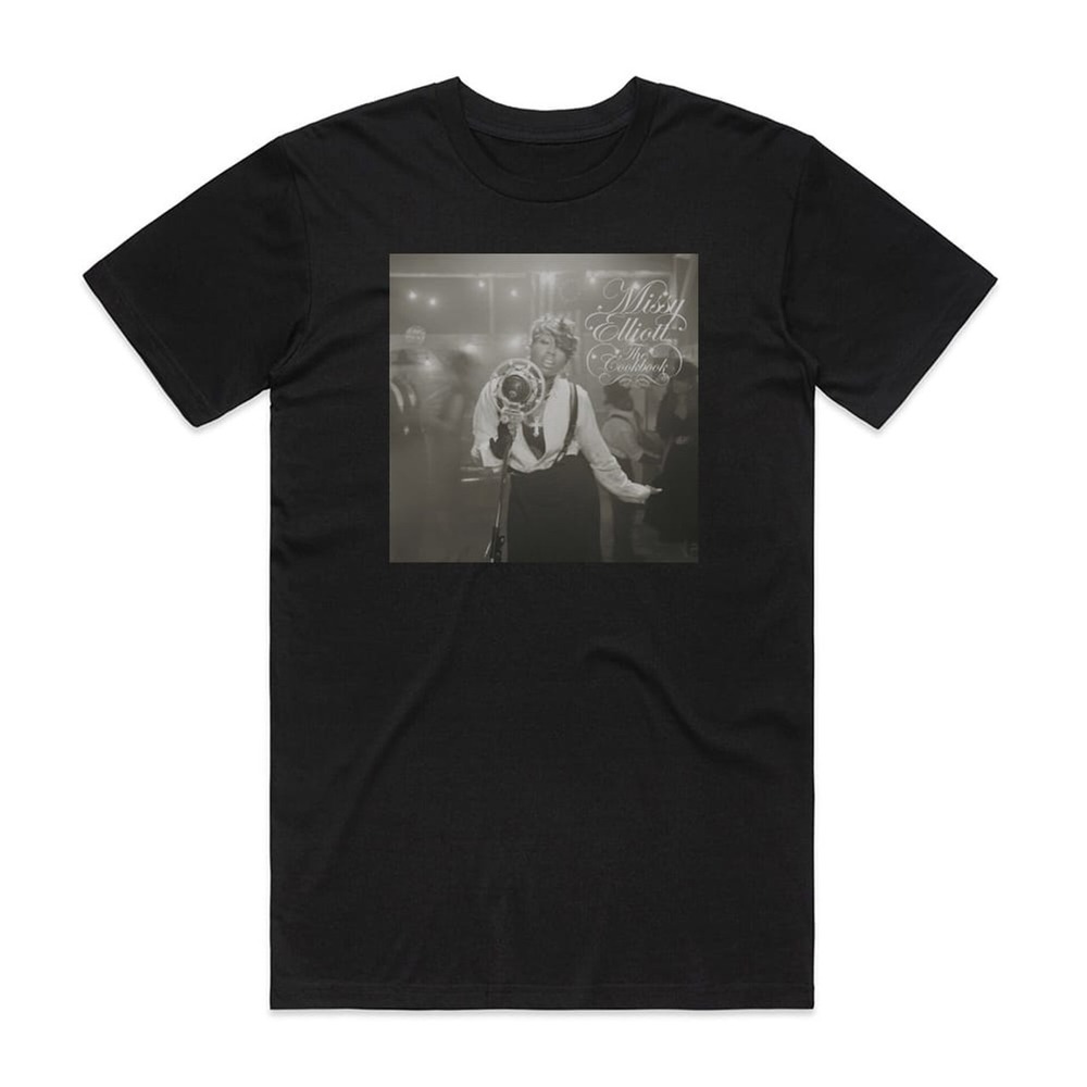 Missy Elliott The Cookbook Album Cover T-Shirt Black